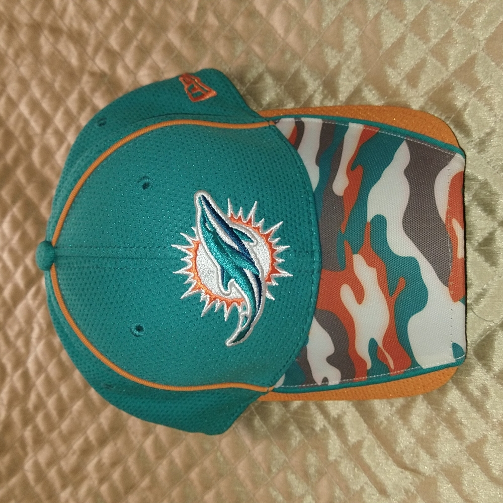 New Era NFL Dolphins Baseball Cap 39Thirty Camo
